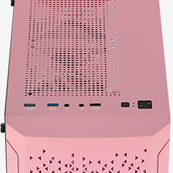 REBELPLAY Game PC - Ryzen 5 4600G - Vega 7 - 16GB RAM - 500GB M.2 SSD - RGB - WiFi - Bluetooth - Roze (RP-375439)